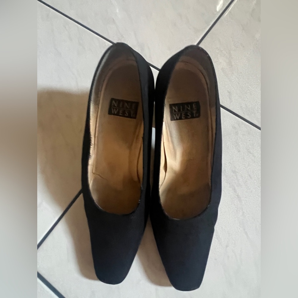 Nine West Black Heels Classic Elegance Pump